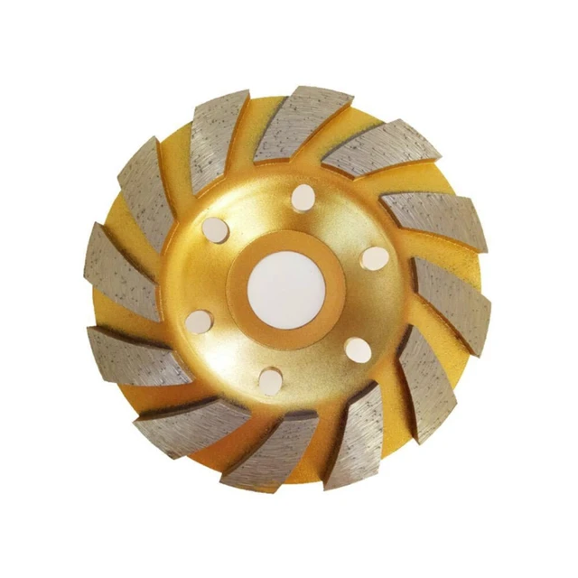 Alt view image 2 of 3 - US 2 Pc 4" inch Diamond Segment Grinding Wheel Disc Grinder Cup Concrete Cut