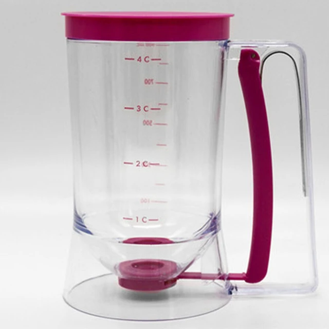 Alt view image 2 of 3 - US 1Pc Pancake Batter Dispenser Cupcake Measuring Baking Kitchen Mix Tool900ml
