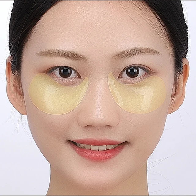 Alt view image 4 of 5 - US 60Pcs Gold/Black Pearl/Seaweed Hydrogel Eye Patch Mask Gel Under Eye Pads CO-1-ayanmo huangjin1he