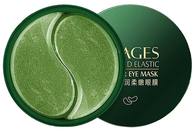 Main image of US 60Pcs Gold/Black Pearl/Seaweed Hydrogel Eye Patch Mask Gel Under Eye Pads