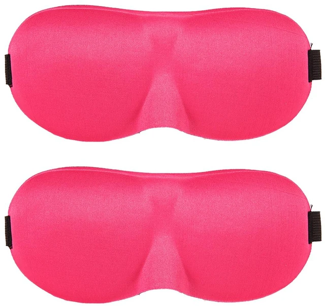 Main image of 2 Pack Travel 3D Eye Mask Sleep Soft Padded Shade Cover Rest Relax Blindfold