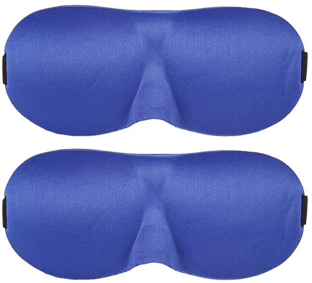 Main image of 2 Pack Travel 3D Eye Mask Sleep Soft Padded Shade Cover Rest Relax Blindfold lanse