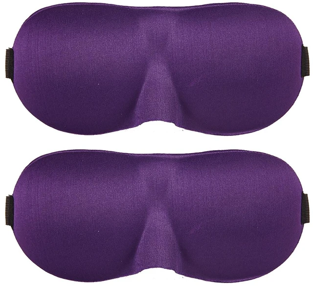 Main image of 2 Pack Travel 3D Eye Mask Sleep Soft Padded Shade Cover Rest Relax Blindfold zise