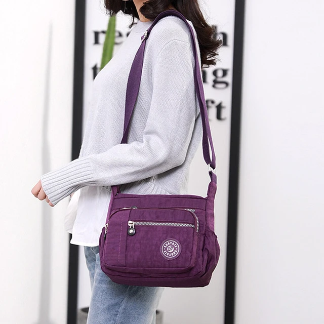 Alt view image 5 of 5 - US Women's Multi Pocket Crossbody Shoulder Bag Casual Travel Handbag Waterproof