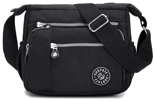 Main image of US Women's Multi Pocket Crossbody Shoulder Bag Casual Travel Handbag Waterproof