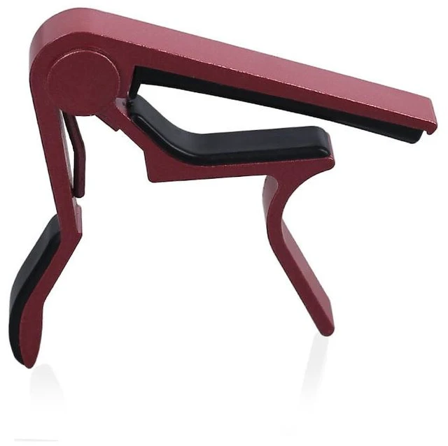 Main image of US 1 Pack Guitar Capo Aluminium Alloy Clamp Ukulele Tuning Accessories Tools CZ-4-d jinshubiandiaojiahongse 1ge