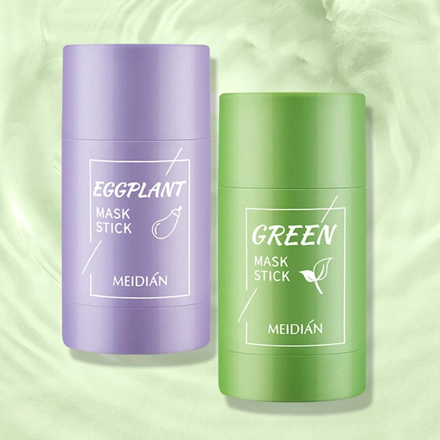 Main image of US 1Pack Green Tea/Eggplant Stick Mask Blackhead Remover Oil Control Cleansing DA-1-a mianmobanglvcha+qiezi
