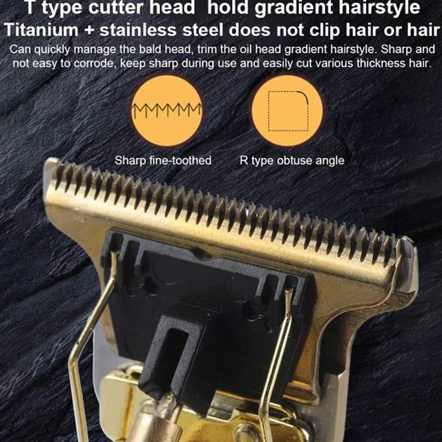 Alt view image 3 of 5 - US Men Pro Cordless Electric Hair Clipper Beard Trimmer Shaver Hair Cutting Kit