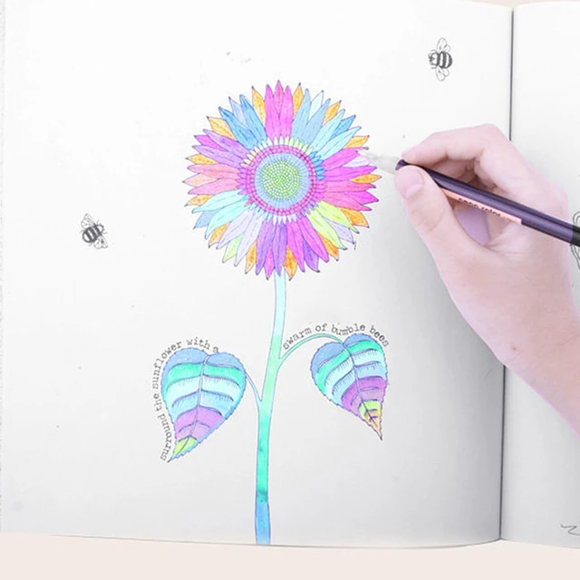 Alt view image 4 of 5 - US 48Pcs Neon Color Gel Pastel Pen Point Marker Drawing Note Journaling Doodling