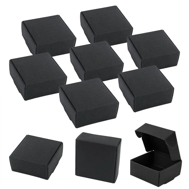 Main image of US 50 Pack Mini Kraft Jewelry Gift Packing Coin Candy Ornaments Favor Boxes