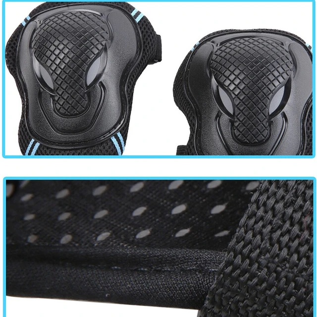 Alt view image 5 of 5 - US Wrist Knee Pads Elbow Guards Protective Gear Set For Skateboard Skate Bike