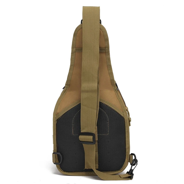 Alt view image 3 of 5 - US Tactical Sling Bag for Men Small Military Rover Shoulder Backpack Chest Pack DC-2-c nanshixiaoxiongbaoheise