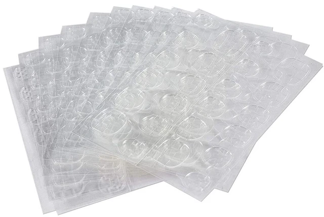 Main image of US 10 Sheets Waterproof Jelly Double-Sided Tabs False Nail Tips Glue Sticker