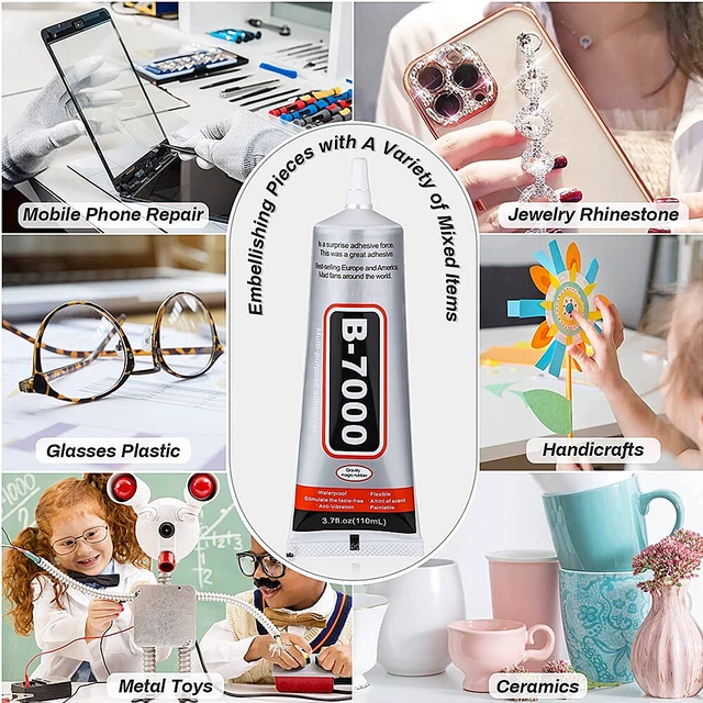 Alt view image 4 of 5 - US 1-2 Pack 15~110ML B7000 All Purpose Frame Jewelry Phone Crafts Nail Art Glue DE-4-b B7000jiao50ml 1zhi