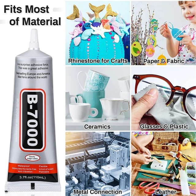 Alt view image 2 of 5 - US 1-2 Pack 15~110ML B7000 All Purpose Frame Jewelry Phone Crafts Nail Art Glue DE-4-b B7000jiao50ml 1zhi