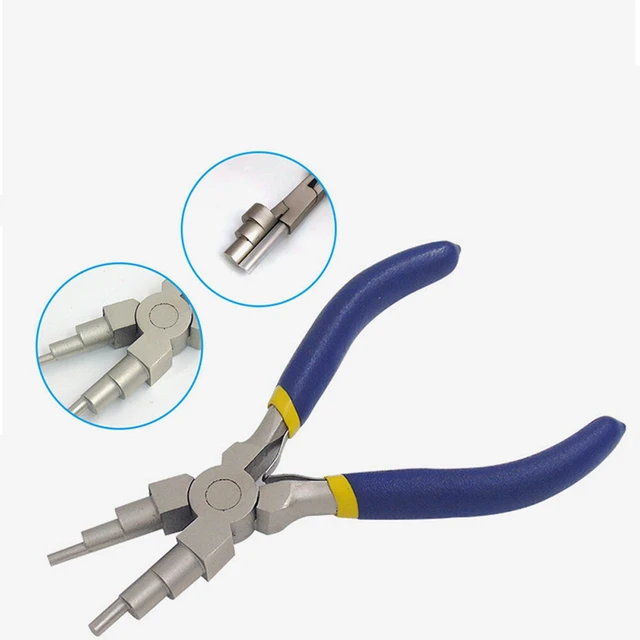 Alt view image 5 of 5 - US Stainless Steel 6-in-1 Bail Making DIY Crafts Wire Looping Forming Plier