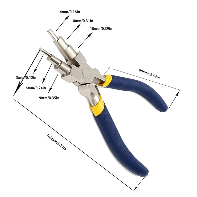 Alt view image 3 of 5 - US Stainless Steel 6-in-1 Bail Making DIY Crafts Wire Looping Forming Plier