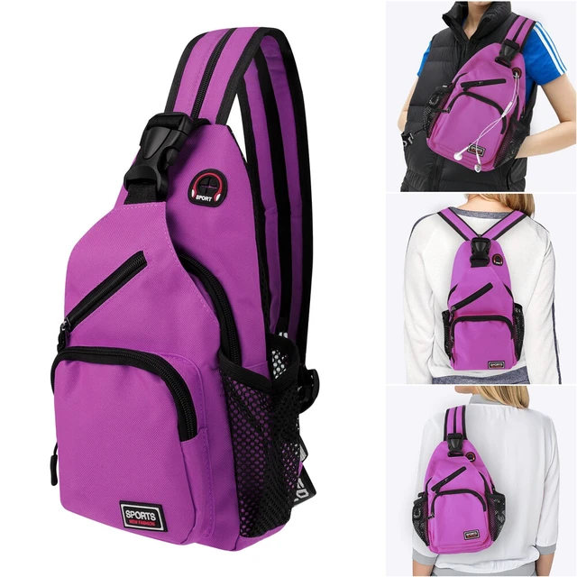 Alt view image 3 of 4 - US 1 Pack Water-Proof Chest Pack Travel Shoulder Sling Backpack Crossbody Bag