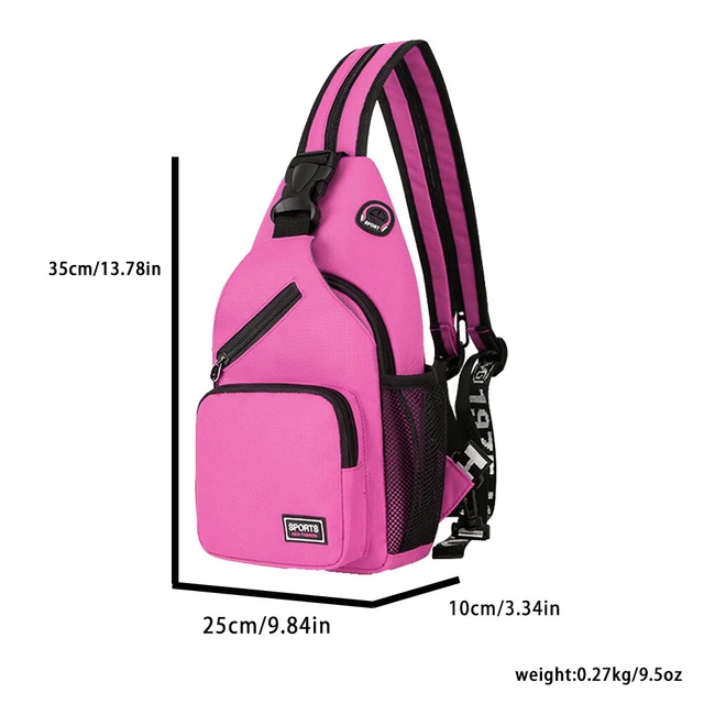 Alt view image 4 of 4 - US 1 Pack Water-Proof Chest Pack Travel Shoulder Sling Backpack Crossbody Bag