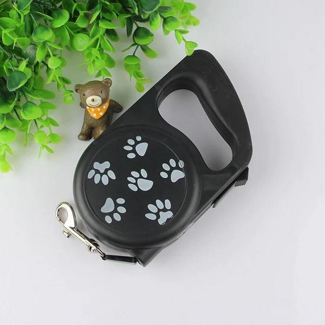Alt view image 2 of 4 - US 1 Retractable 26 Ft Dog Leash up to 66Lb Rope Cord Anti-Slip Handle Braking