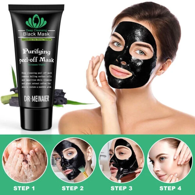 Alt view image 3 of 4 - US 1 Pc Blackhead Remover Peel Off Charcoal Mask Facial Cleansing Pore Control