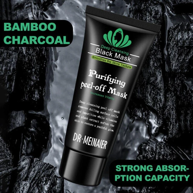 Alt view image 4 of 4 - US 1 Pc Blackhead Remover Peel Off Charcoal Mask Facial Cleansing Pore Control