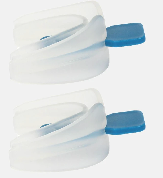 Main image of US 2 Pc Anti-Snoring Mouthpiece Mouth Guard Grind Stop Sleep Apnea Bruxism Aid