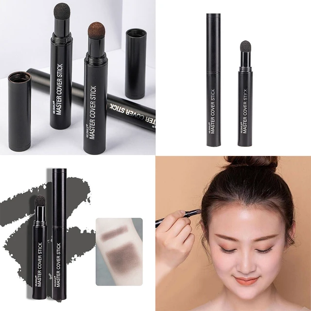 Alt view image 4 of 5 - US 1 Pc Hairline Powder Filler Stick Root Cover Up Instant Hair Filling Shadow DG-2-L changtiaofajixianbang04kafeise 1ge