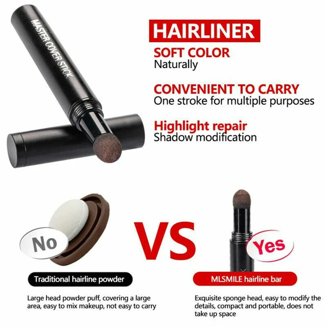 Alt view image 5 of 5 - US 1 Pc Hairline Powder Filler Stick Root Cover Up Instant Hair Filling Shadow DG-2-L changtiaofajixianbang04kafeise 1ge
