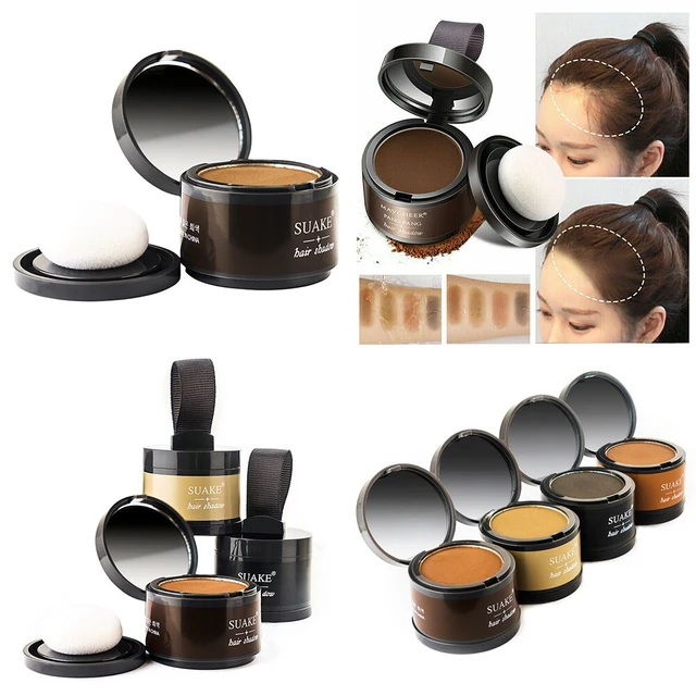 Alt view image 5 of 5 - US 1 Pack Hairline Powder Concealer Instantly Hair Line Shadow Cover Hair Root DG-2-m pianyifajixianfen4heise 1ge