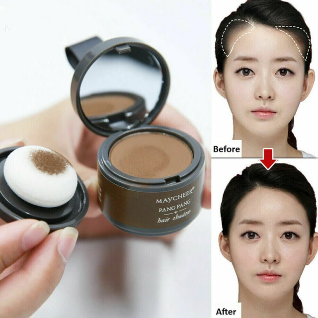 Alt view image 4 of 5 - US 1 Pack Hairline Powder Concealer Instantly Hair Line Shadow Cover Hair Root DG-2-m pianyifajixianfen4heise 1ge