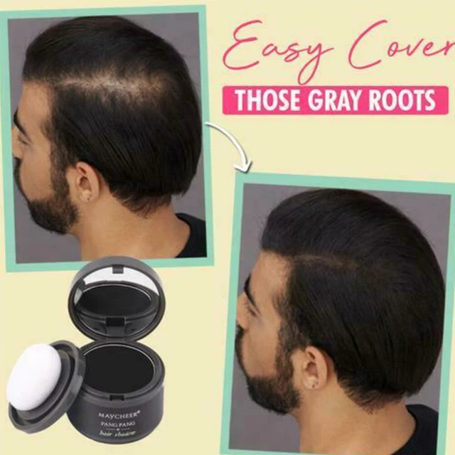 Alt view image 2 of 5 - US 1 Pack Hairline Powder Concealer Instantly Hair Line Shadow Cover Hair Root DG-2-m pianyifajixianfen4heise 1ge