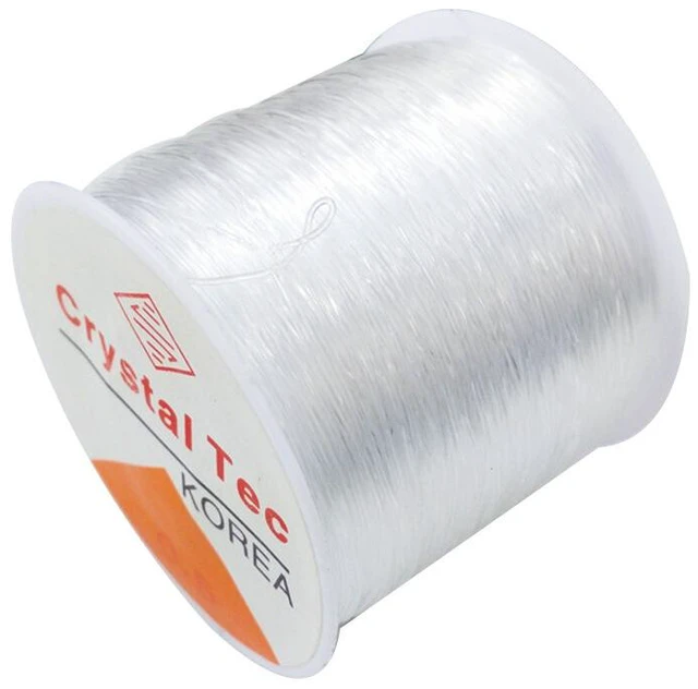 Main image of US 1 Roll 328Ft Clear Stretch Elastic Bead Cord Bracelet String Jewelry Making