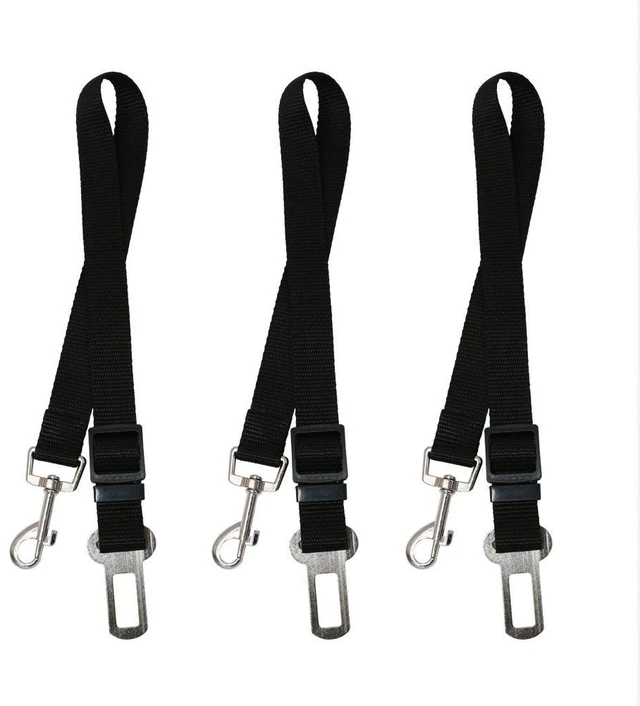 Alt view image 2 of 4 - 3 PCS Adjustable Pet Dog Cat Car Seat Belt Safety Leads Vehicle Seatbelt Harness fenhongse