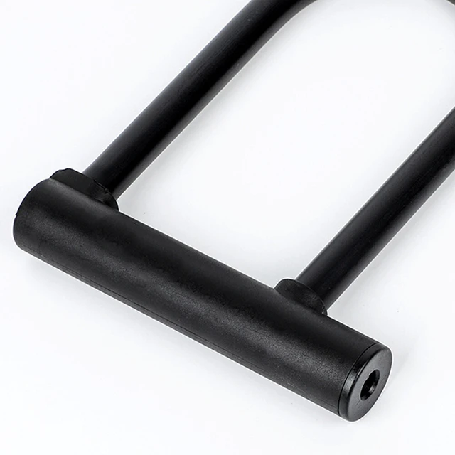 Alt view image 2 of 4 - US 1 Pack 7"x5.1" Cycling U-lock Steel Carbon Bicycle Lock with Bracket 2 Keys