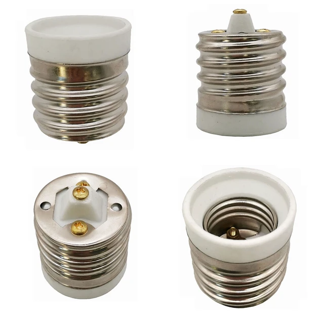 Alt view image 2 of 3 - US 5 Pack Light Bulb Socket Adapter Mogul Base E39 to Medium E26 Screw Reduce