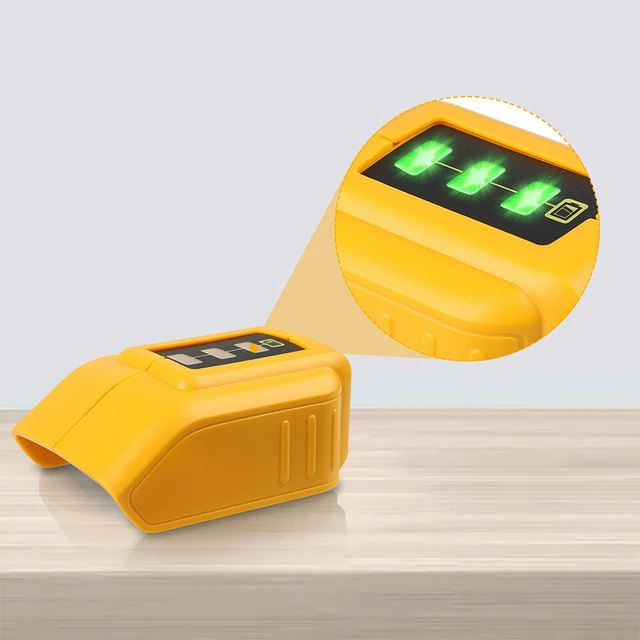 Alt view image 3 of 3 - US 2-4 Pack Dual USB Li-ion Battery Charger Adapter for Dewalt 18V 20V MAX XR