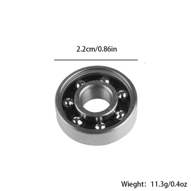 Alt view image 3 of 3 - US 8 Pcs Skateboard Longboard Bearings PRECISION ABEC 9 BLACK SHIELD Size 608