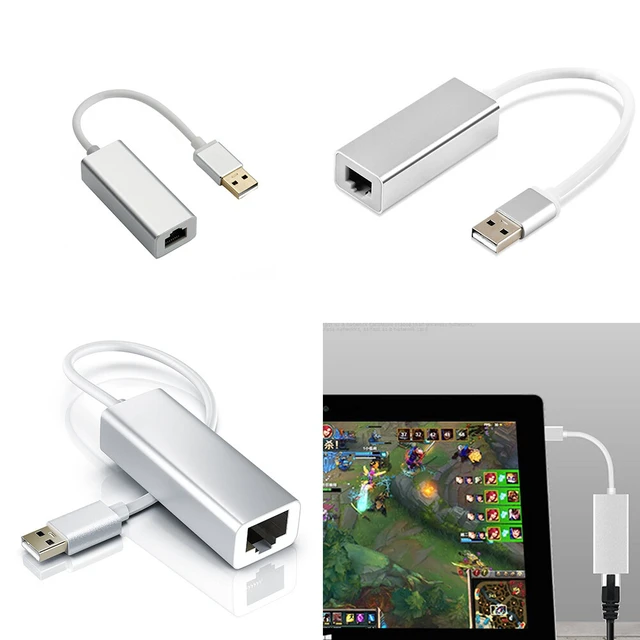 Alt view image 3 of 3 - US USB 3.0 to RJ45 Gigabit LAN Ethernet Network Adapter 10/100/1000 Mbps Silver