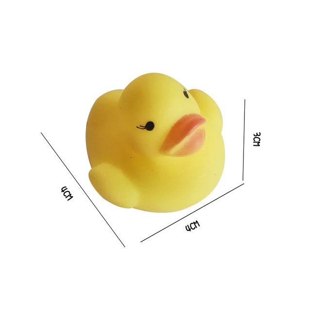 Alt view image 4 of 4 - US 60 Mini Rubber Ducky Float Duck Baby Bath Shower Toy Birthday Party Gift