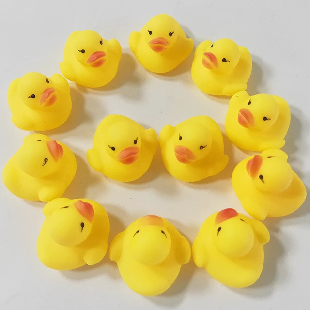 Alt view image 2 of 4 - US 60 Mini Rubber Ducky Float Duck Baby Bath Shower Toy Birthday Party Gift