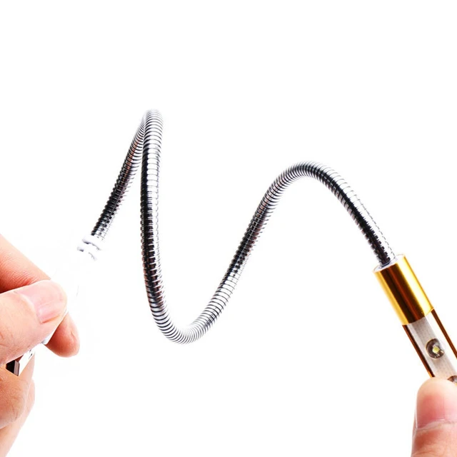 Alt view image 5 of 5 - US 2 Pack Portable 10-LED USB Light Flexible Lamp Reading Notebook Laptop Plugt