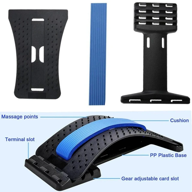 Alt view image 4 of 5 - US 1 Pc Posture Relief Pain Support Massager Lower Back Lumbar Spine Stretcher