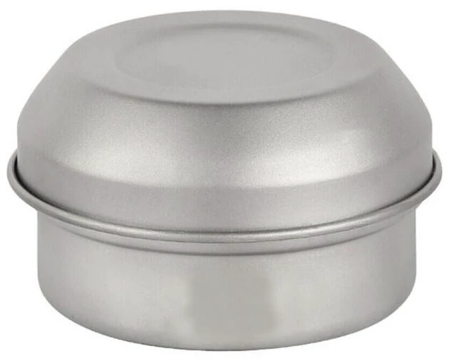 Main image of US 1 Titanium Portable Camping Hiking Alcohol Stove Cross Burner w/ Lid Stand