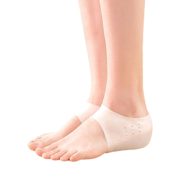 Alt view image 5 of 5 - US Concealed Footbed Enhancers Invisible Height Increase Silicone Heel Insoles