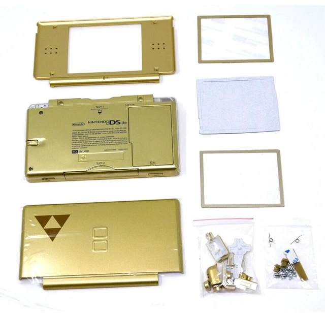 Alt view image 2 of 3 - US Full Replacement Housing Shell Screen Lens for NDS Lite NDSL Zelda Triforce