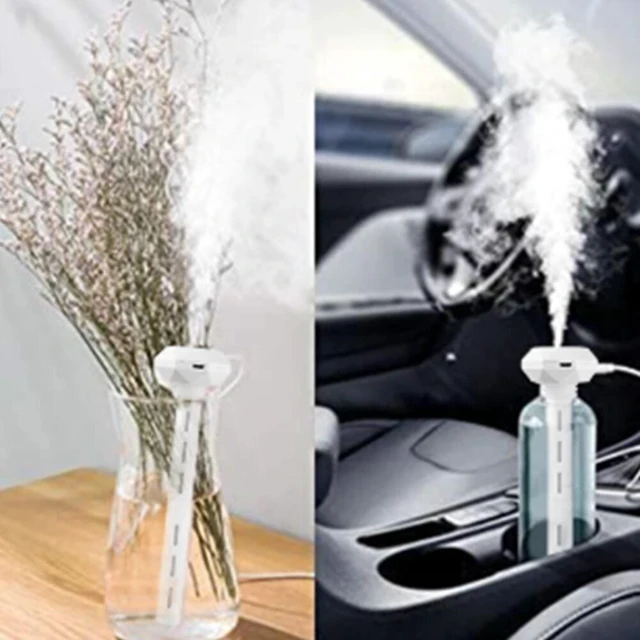 Alt view image 2 of 3 - US 2 Pcs Portable Mini Cool Mist Humidifier USB-Powered With Nightlight Travel