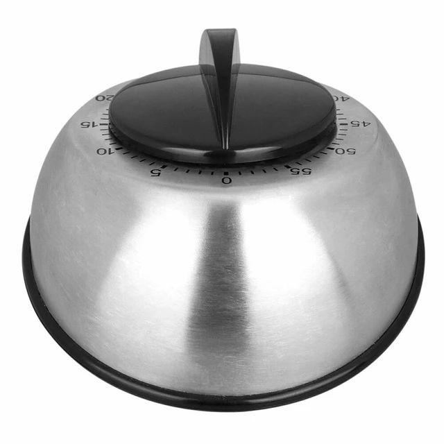 Alt view image 2 of 2 - US 1 Pc Long Ring Bell Alarm Loud 60-Minute Kitchen Cooking Wind Up Timer