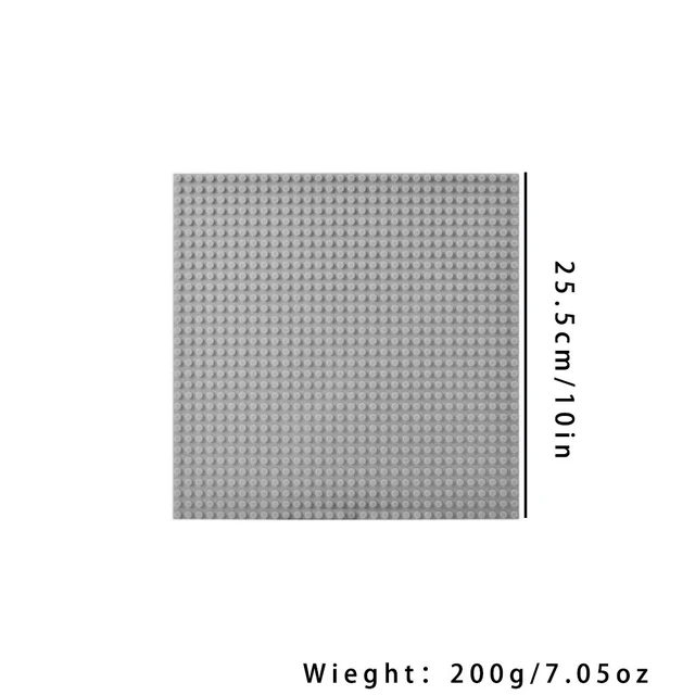 Alt view image 2 of 3 - US 4 Pcs 10"x10" building Baseplate 32x32 Base Plate Compatible Classic Bricks