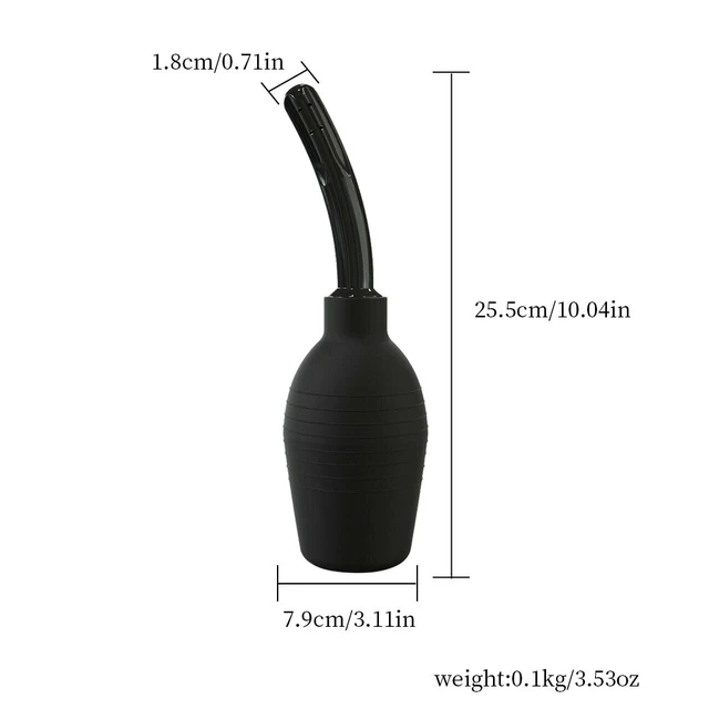 Alt view image 3 of 4 - US 1 Pcs 310ml Anal Douche Bottle Enema Bulb Vaginal Douche Cleaner Bag Kit
